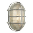 David Hunt Admiral Large Oval Bulkhead Nickel IP64 –  from Amos Lighting + Home