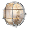 David Hunt Admiral Round Bulkhead Nickel Wall Light IP64 –  from Amos Lighting + Home