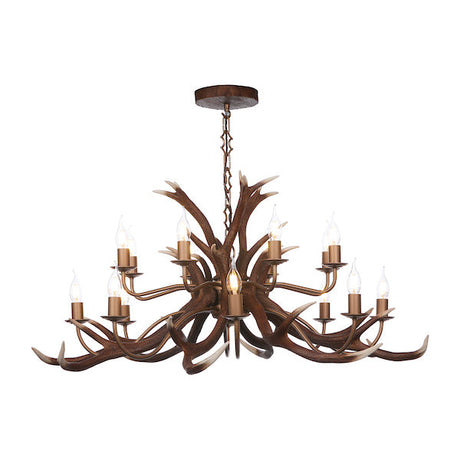 David Hunt Antler 16 Light Pendant, Highland Rustic –  from Amos Lighting + Home