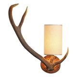 David Hunt Antler Rustic Left Hand Wall Light, Complete with Shade –  from Amos Lighting + Home