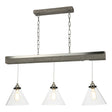 David Hunt Aspen 3 Light Bar Pendant Silver Birch Effect –  from Amos Lighting + Home