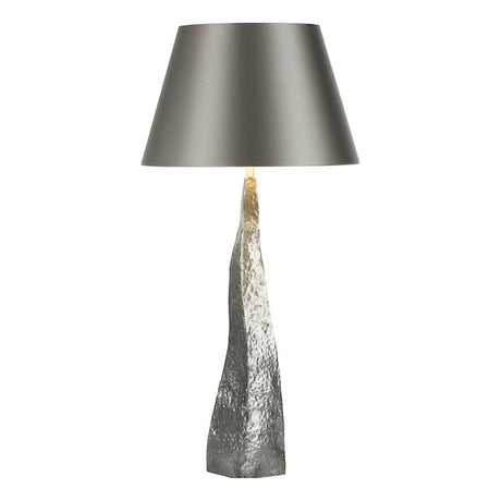 David Hunt Aztec Table Lamp Base Hammered Pewter –  from Amos Lighting + Home