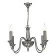 David Hunt Bailey 4 Light Chandelier Pewter –  from Amos Lighting + Home