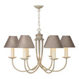 David Hunt Bermuda 6 Light Pendant Cotswold Cream –  from Amos Lighting + Home