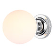 David Hunt Buckley Bathroom Wall Light, Polished Chrome IP44 –  from Amos Lighting + Home