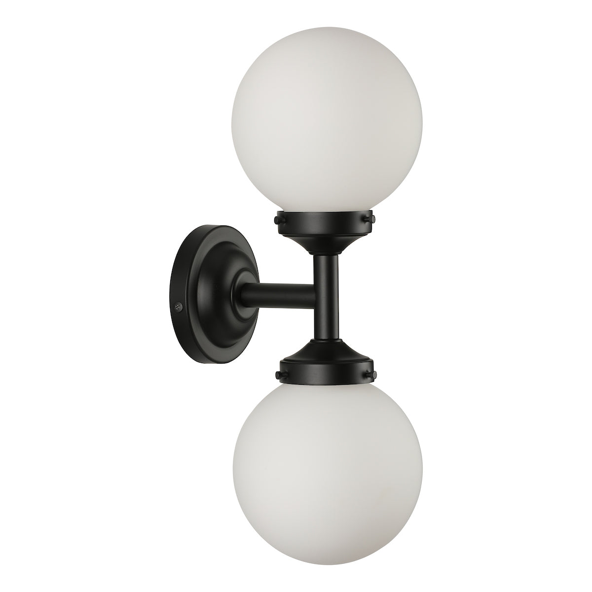 David Hunt Buckley Double Bathroom Wall Light Black –  from Amos Lighting + Home