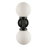 David Hunt Buckley Double Bathroom Wall Light Black –  from Amos Lighting + Home