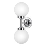 David Hunt Buckley Double Bathroom Wall Light Polished Chrome IP44 –  from Amos Lighting + Home