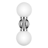 David Hunt Buckley Double Bathroom Wall Light Polished Chrome IP44 –  from Amos Lighting + Home