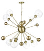 David Hunt Cosmos 8 Light Butter Brass Chandelier –  from Amos Lighting + Home