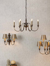 David Hunt Dickens 6 Light Bronze Pendant –  from Amos Lighting + Home