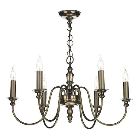 David Hunt Dickens 6 Light Bronze Pendant –  from Amos Lighting + Home