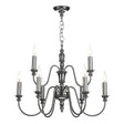 David Hunt Dickens 9 Light Pendant Pewter –  from Amos Lighting + Home