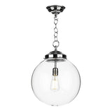 David Hunt Fairfax Large Pendant Chrome with Clear Glass –  from Amos Lighting + Home