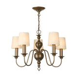 David Hunt Flemish 5 Light Chandelier Bronze –  from Amos Lighting + Home