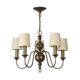 David Hunt Flemish 5 Light Chandelier Bronze –  from Amos Lighting + Home