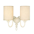 David Hunt Flemish Wall Light Cotswold Cream with Shades –  from Amos Lighting + Home