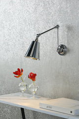 David Hunt Hackney Wall Light Polished Chrome –  from Amos Lighting + Home