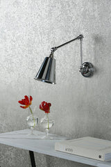 David Hunt Hackney Wall Light Polished Chrome –  from Amos Lighting + Home