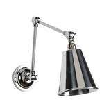 David Hunt Hackney Wall Light Polished Chrome –  from Amos Lighting + Home