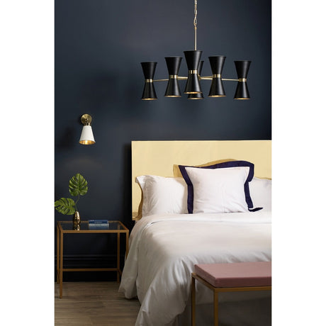 David Hunt Hyde Chrome and Powder Grey Wall Light –  from Amos Lighting + Home