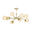 David Hunt Jazz 8 Light Solid Brass Chandelier Pendant –  from Amos Lighting + Home