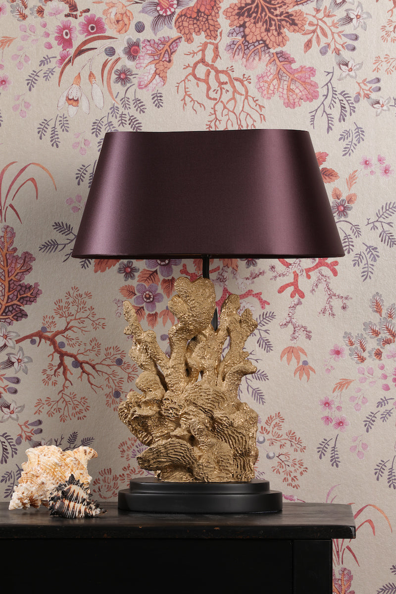 David Hunt Korallion Table Lamp Black / Gold Base –  from Amos Lighting + Home