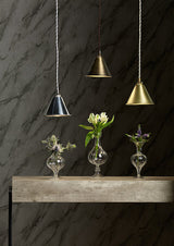 David Hunt London Solid Brass Pendant Small Single –  from Amos Lighting + Home