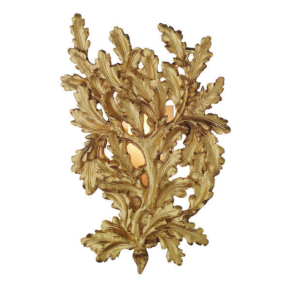 David Hunt Oak Gold Wall Light –  from Amos Lighting + Home