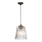 David Hunt Odell Single Pendant Large Antique Brass –  from Amos Lighting + Home