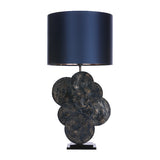 David Hunt Planet Blue & Gold Table Lamp Base –  from Amos Lighting + Home