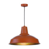 David Hunt Reclamation Pendant Marmalade & Antique Brass –  from Amos Lighting + Home