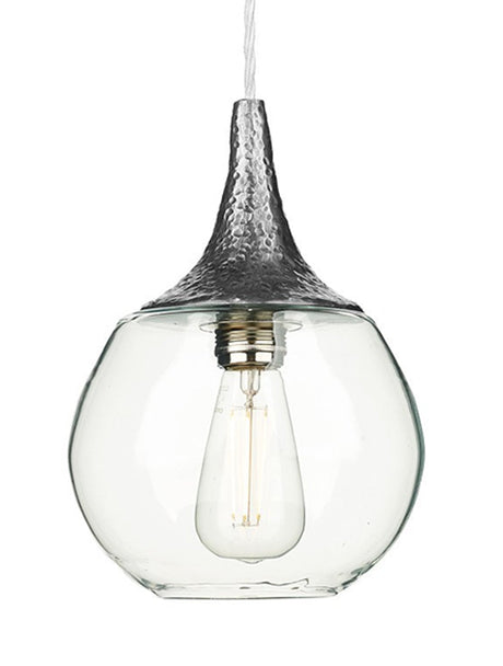 David Hunt Teardrop Pewter Pendant –  from Amos Lighting + Home