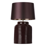 David Hunt Tidal Table Lamp Base Aubergine –  from Amos Lighting + Home