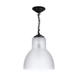 David Hunt Upton Large Black Pendant with Opal Glass –  from Amos Lighting + Home