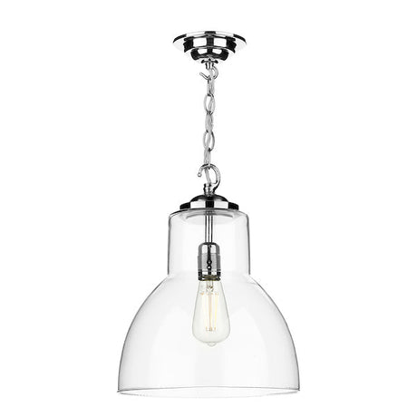 David Hunt Upton Polished Chrome Pendant Large –  from Amos Lighting + Home