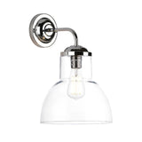 David Hunt Upton Wall Light Chrome / Clear –  from Amos Lighting + Home