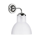 David Hunt Upton Wall Light Chrome / Opal –  from Amos Lighting + Home