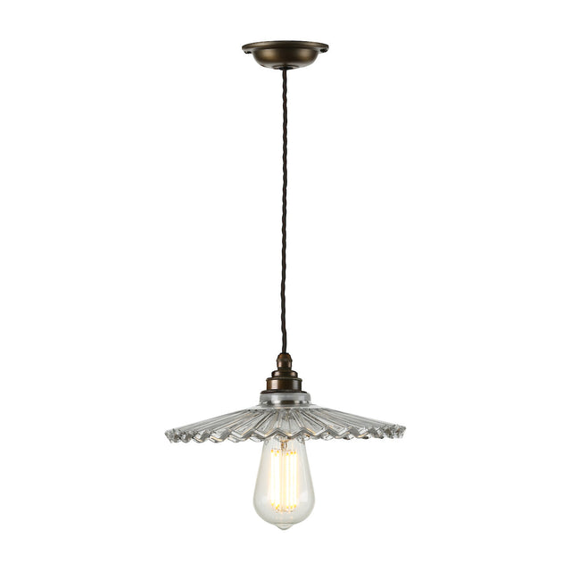 David Hunt Waverley Small Pendant Antique Brass –  from Amos Lighting + Home