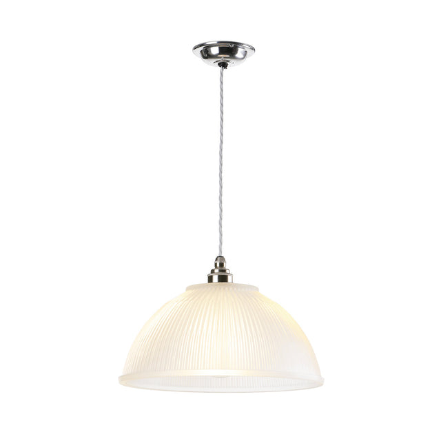 David Hunt Yeats Small Pendant Chrome –  from Amos Lighting + Home