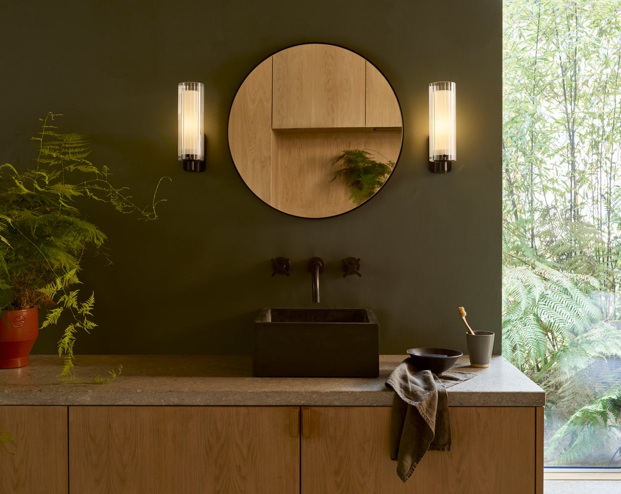 Astro Ottavino Wall Matt Black Bathroom Wall Light