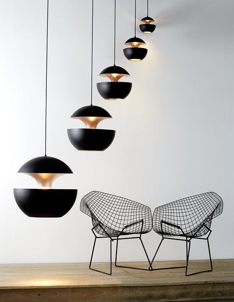 DCW Editions HERE COMES THE SUN 175 Pendant Black & Copper –  from Amos Lighting + Home