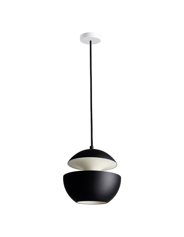 DCW Editions HERE COMES THE SUN 175 Pendant Black & White –  from Amos Lighting + Home