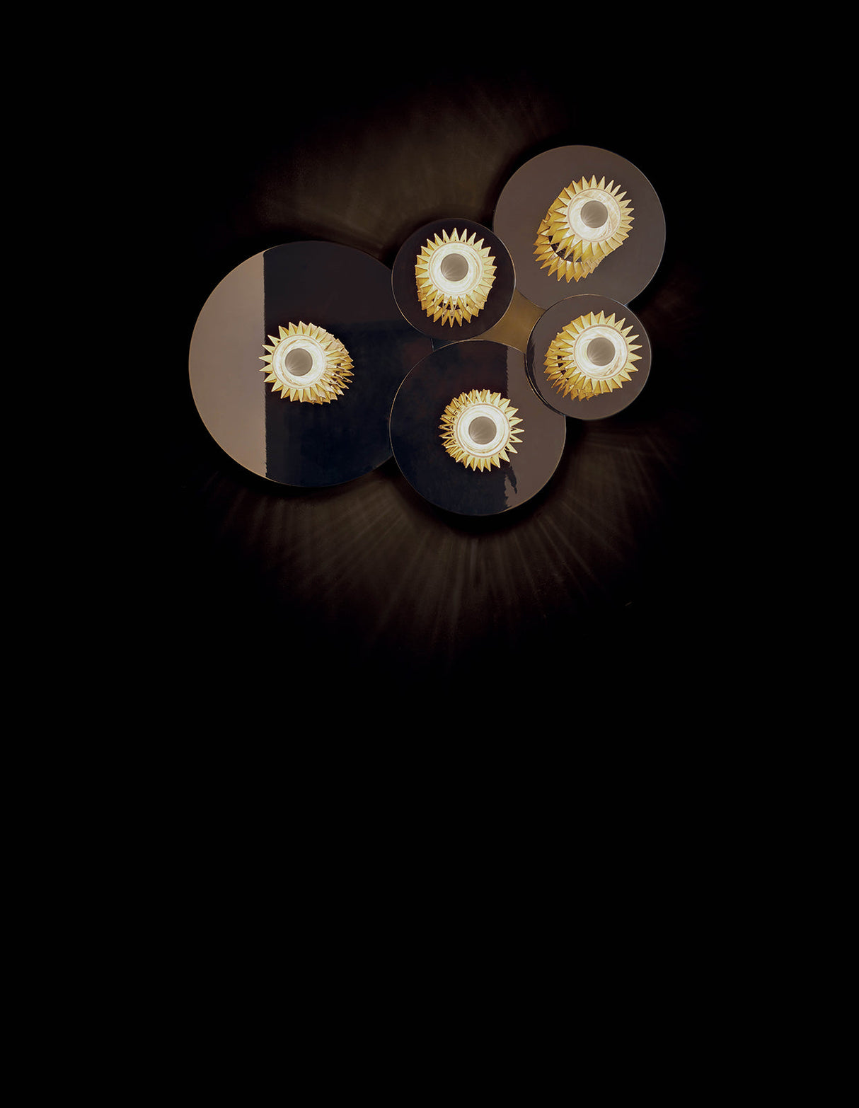 DCW Editions IN THE SUN 190 Wall Light Gold –  from Amos Lighting + Home