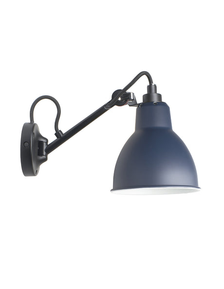 DCW Editions LAMPE GRAS  N°104 Blue Wall Light Round Shade –  from Amos Lighting + Home