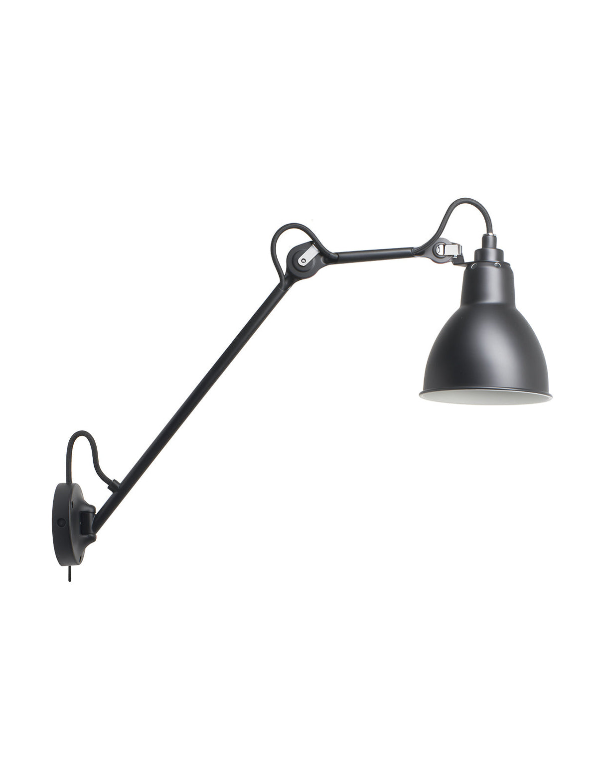 DCW Editions LAMPE GRAS N°122 Black Wall Light Round Shade (Switched) –  from Amos Lighting + Home