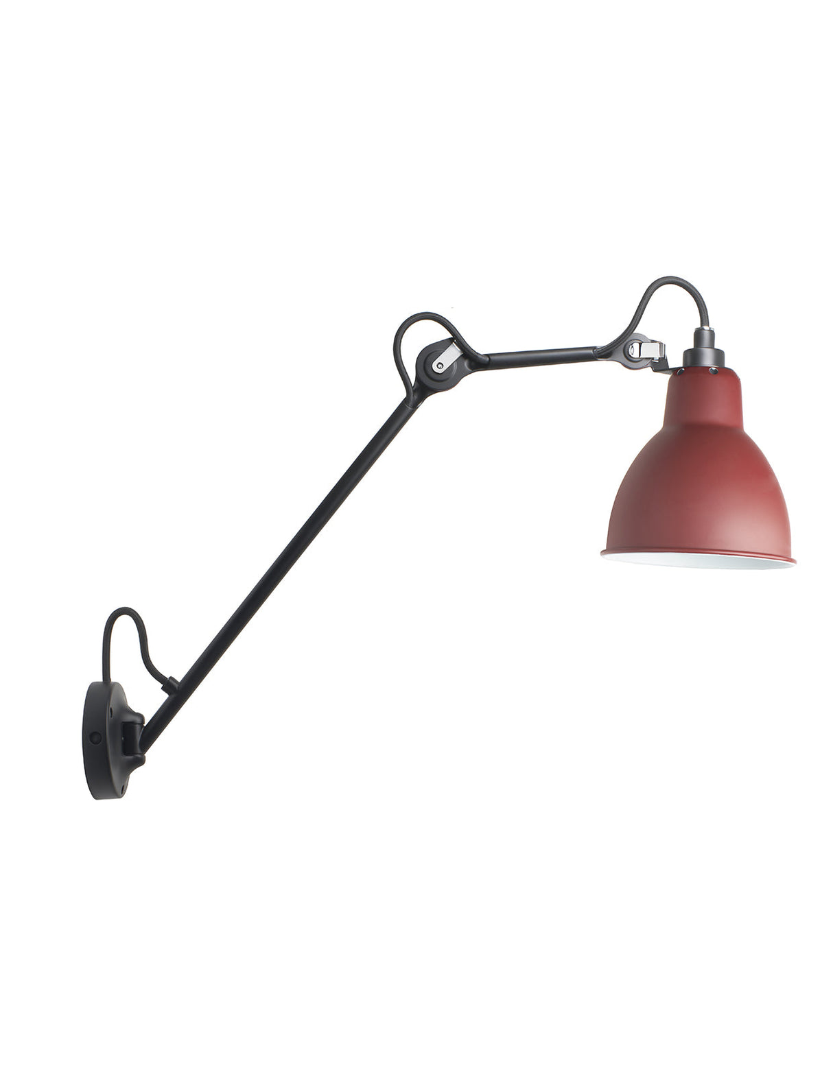 DCW Editions LAMPE GRAS N°122 Red Wall Light Round Shade –  from Amos Lighting + Home