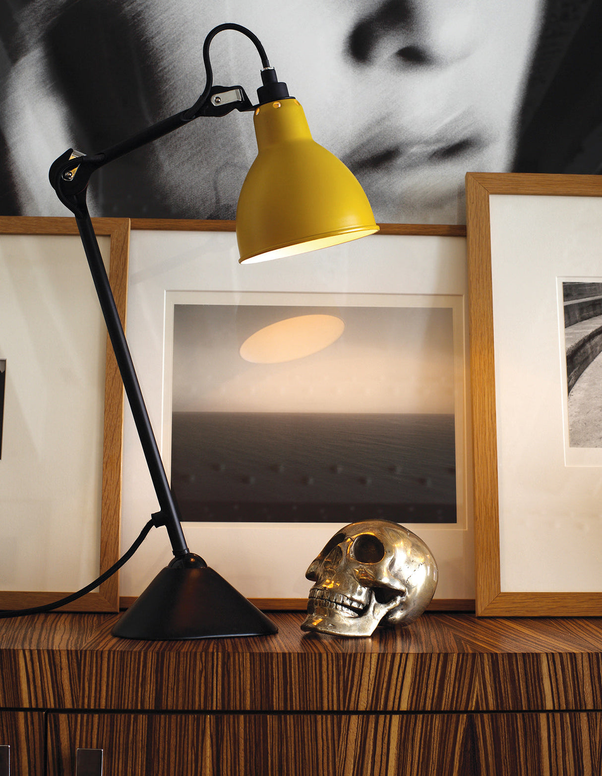 DCW Editions LAMPE GRAS N°205 Yellow Table Lamp Conic Shade –  from Amos Lighting + Home