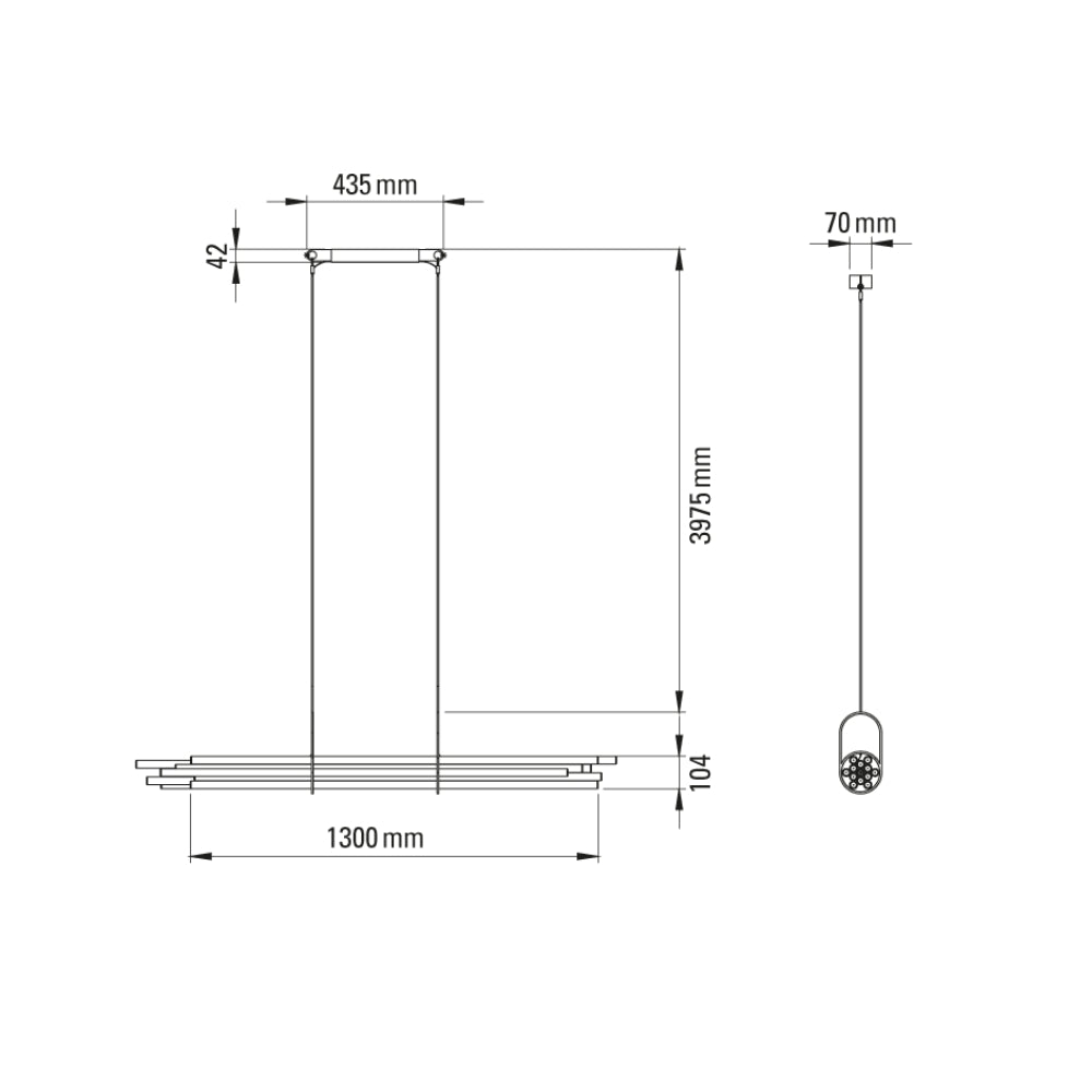 DCW Editions NL12 Linear Bar Pendant –  from Amos Lighting + Home