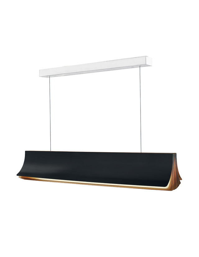 DCW Editions RESPIRO 900 Linear Bar Pendant Black –  from Amos Lighting + Home